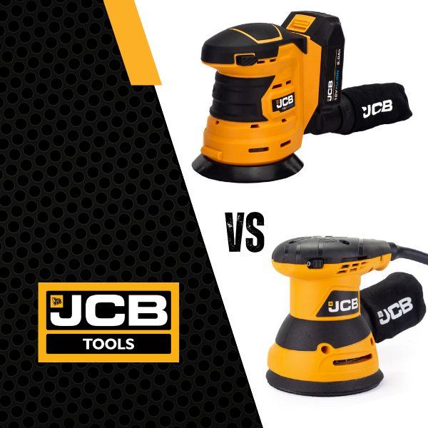 JCB Tools Buying Guide - Choosing Between a Corded and Cordless Orbit Random Sanders