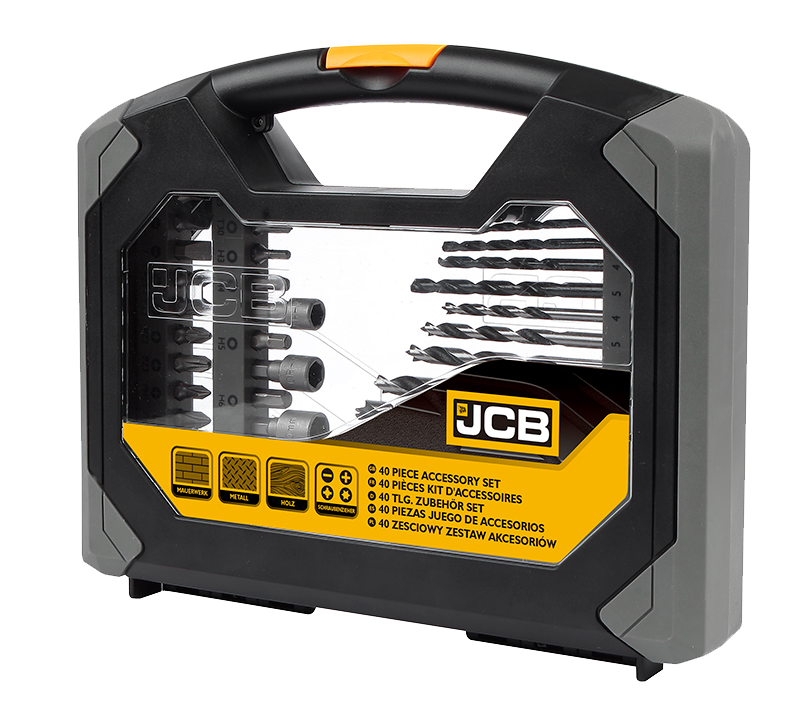 JCB 40PC COMBINATION DRILL AND ACCESSORY SET-1 | JCB-PTA-40 - Main Image