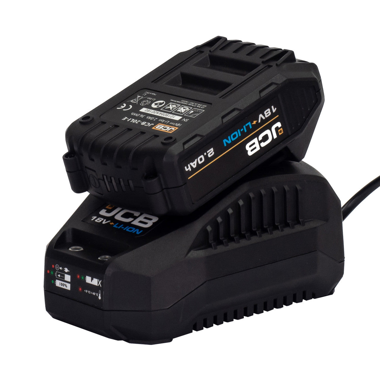 CB 18V 2.0Ah Lithium-ion Battery and 2.4A Fast Charger | 21-20LIBTFC