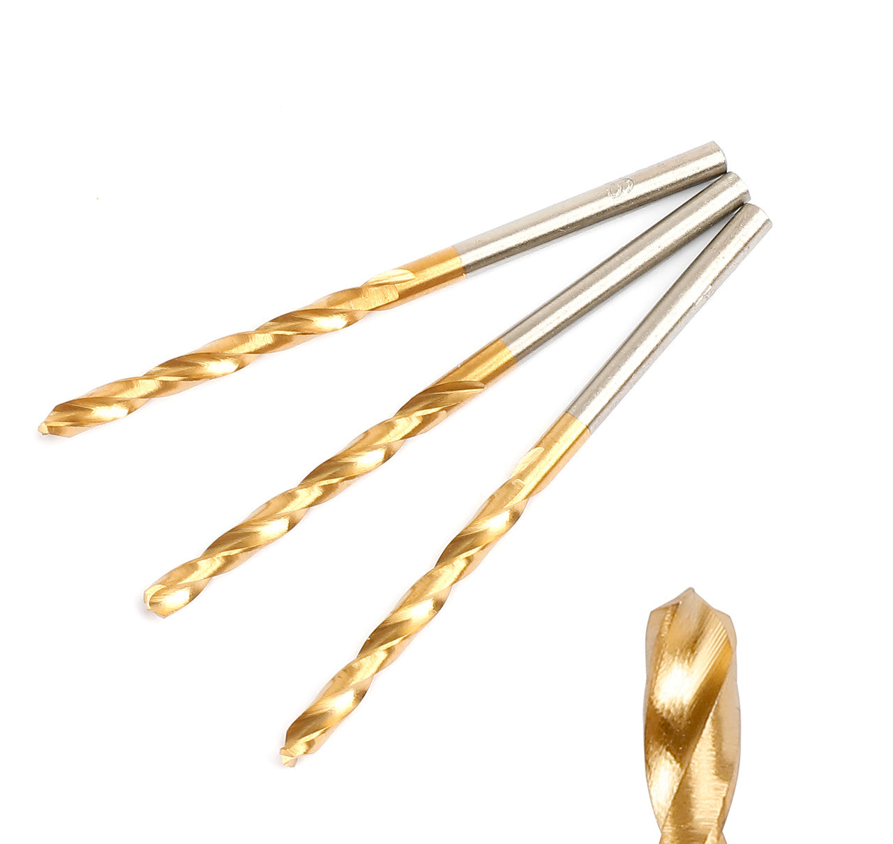 JCB TurboJet 7 Point HSS Drill Bit Set 3 x 61 mm, Set of 3 | 5055803318680