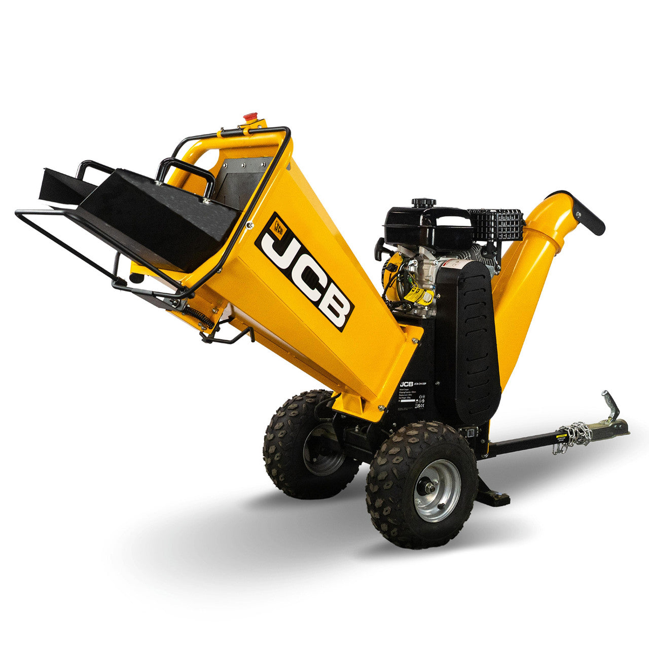 JCB 100mm /4” Heavy-duty Petrol Wood Chipper 7.5hp, 224cc 4-Stroke  | JCB-CH75100P