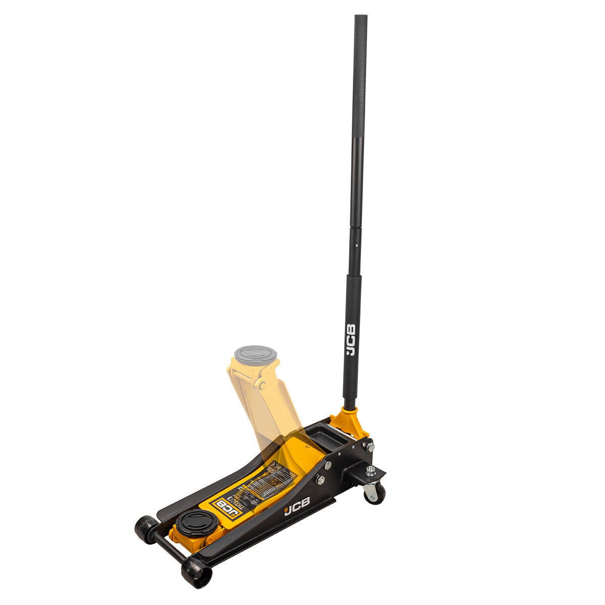 JCB 3 Tonne Low-Profile Double-Pump Trolley Jack | JCB-TH33013