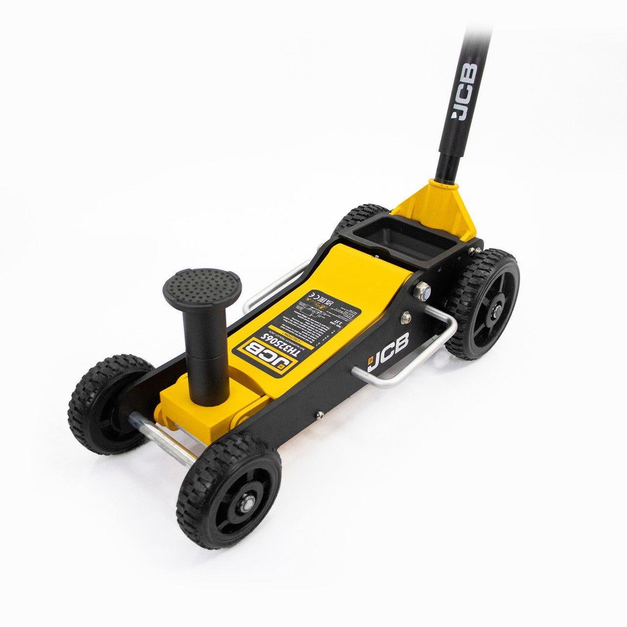 JCB 2.5 Tonne Off-Road SUV Double-Pump Aluminium Trolley Jack | JCB-TH32506S