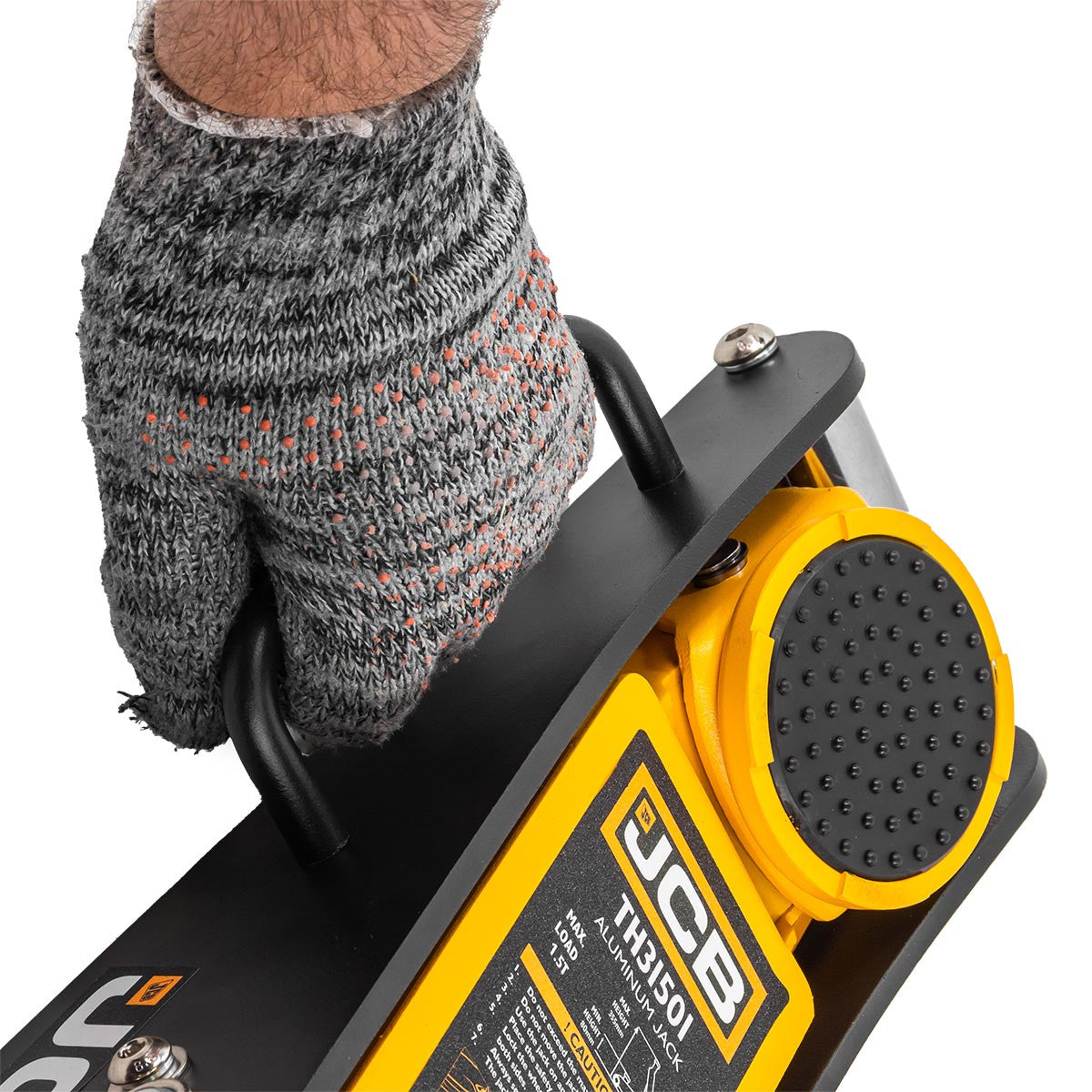 JCB 1.5 Tonne Low-Profile, Double-Pump, Aluminium Racing Jack | JCB-TH31501