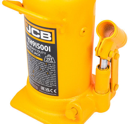 Built-in safety valve prevents the ram from being overextended and causing damage to the cylinder