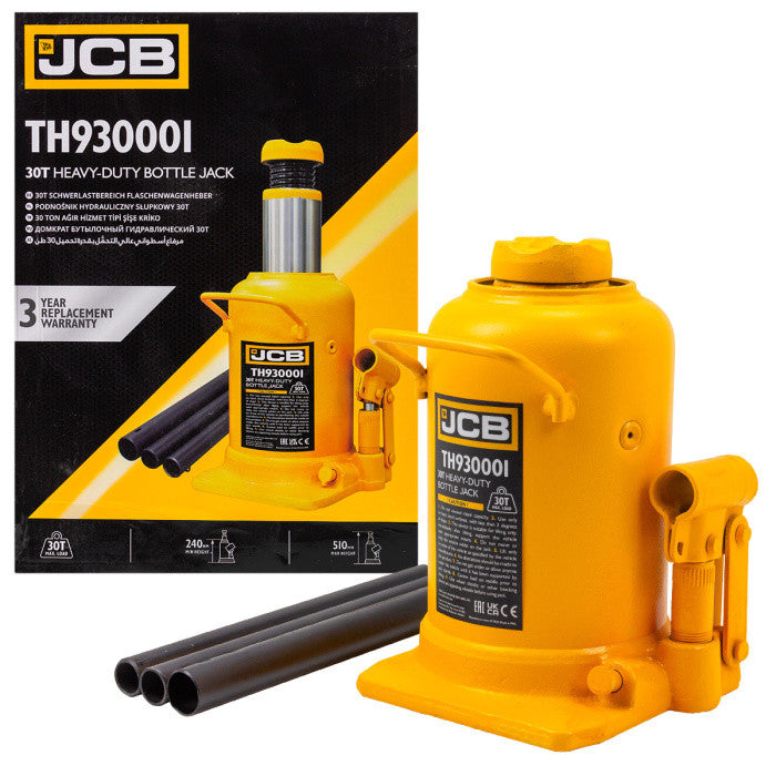 JCB 30 Tonne Heavy-Duty Automotive Hydraulic Bottle Jack