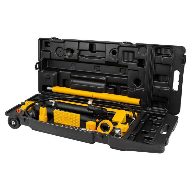 JCB 10 Tonne Portable Hydraulic Jack Auto Body Repair Kit with Storage Case  |  JCB-T71002L