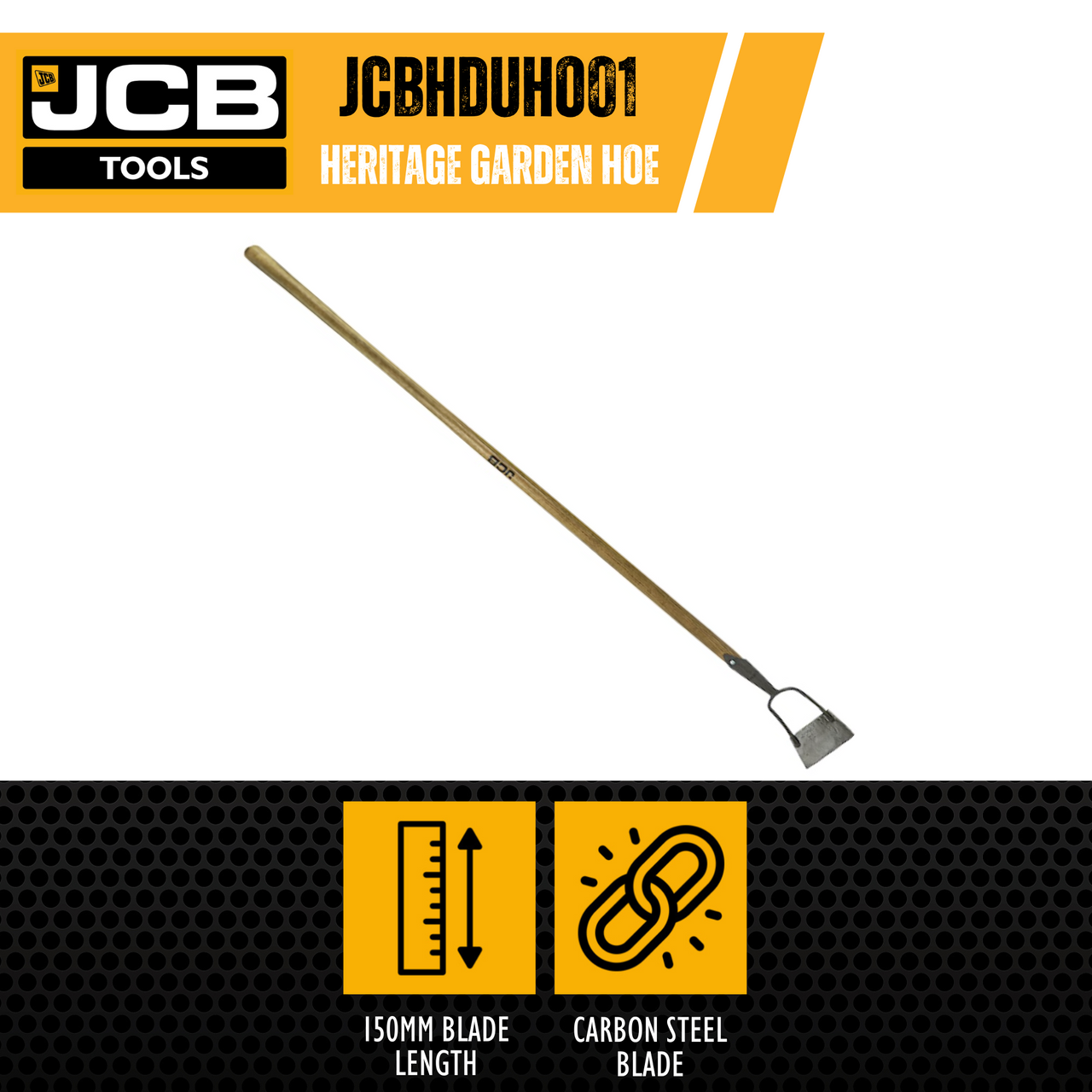 Key Features of the JCB JCBHDUHO01  Garden Hoe