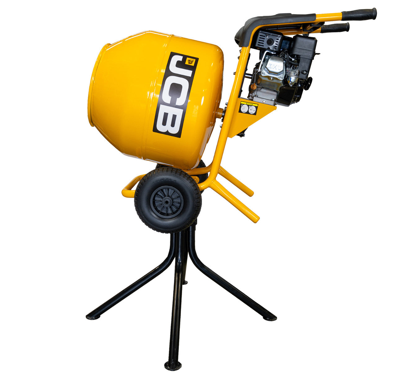 JCB Petrol 133cc 134L Seam Welded Cement Mixer 100L Working Capacity | JCB-CM150P