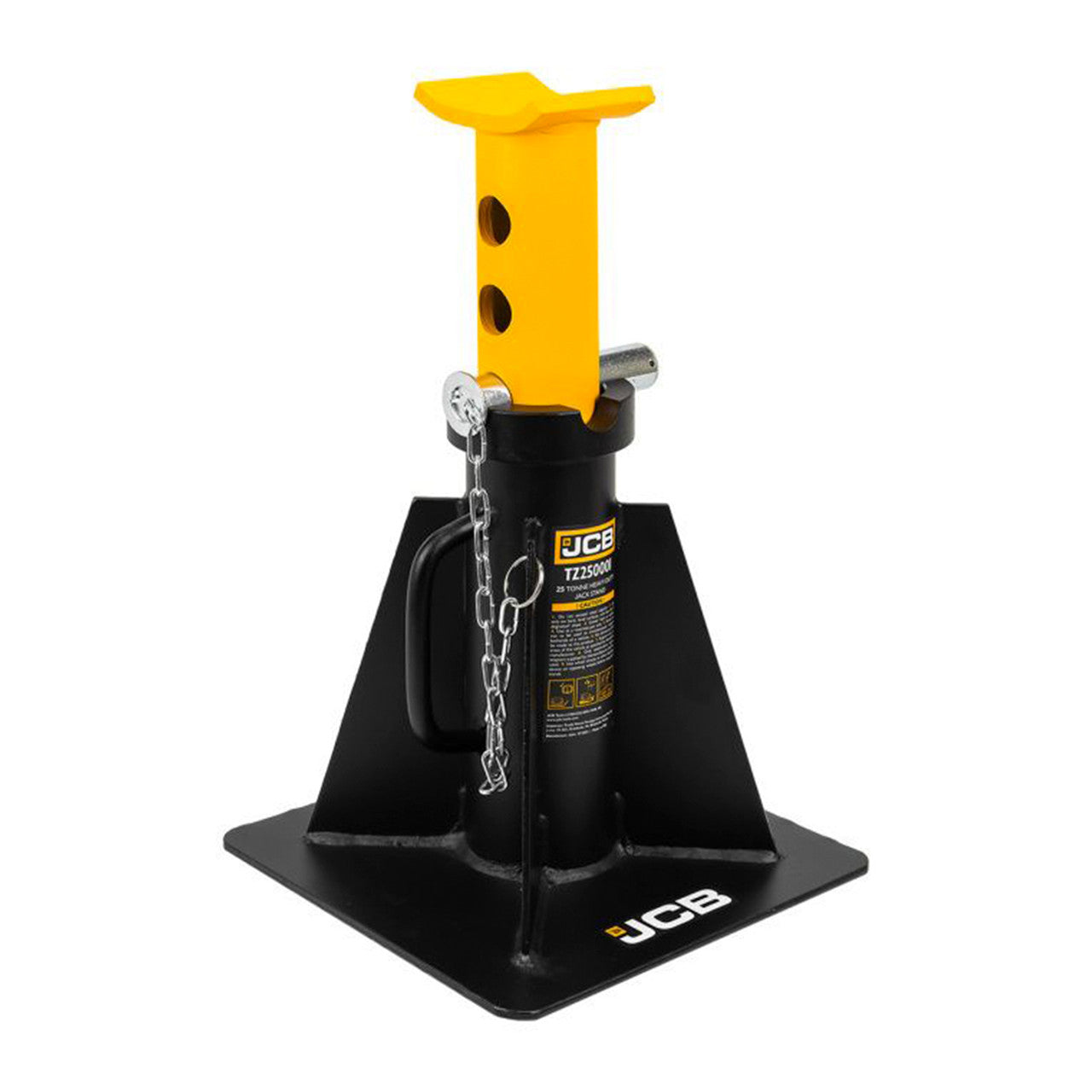 JCB 25 Tonne Heavy-Duty Axle Stand, 415-539mm Maximum Lift | JCB-TZ250001