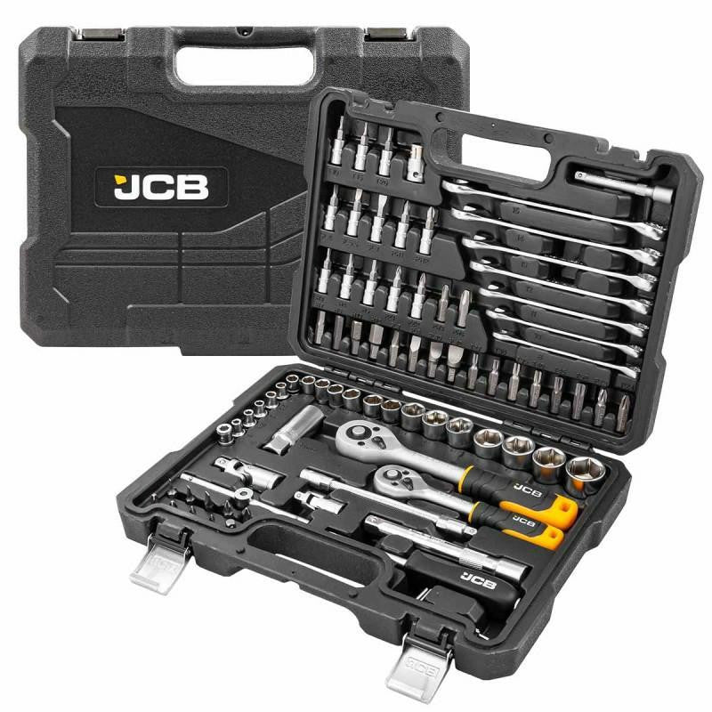 JCB 82 Piece Tool Set, 1/4" &  3/8" Drive | JCB-4821-5DS