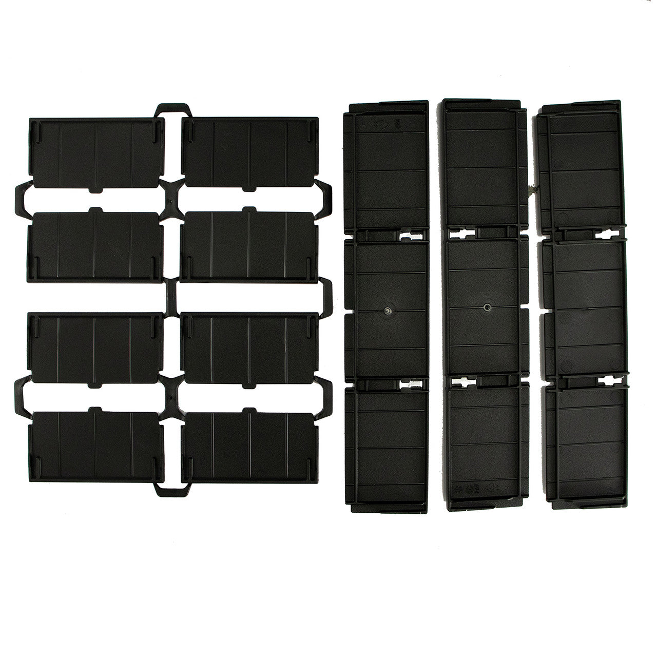 Removable bins to organise content your way.