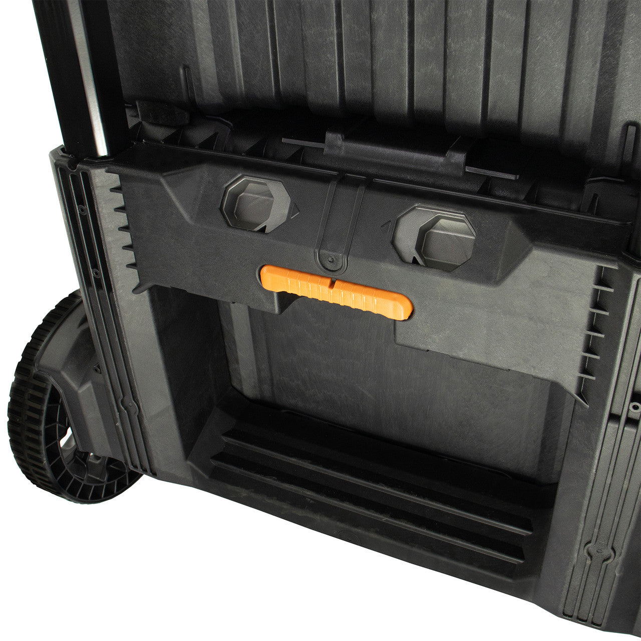Large 9" (23cm)  all-terrain wheels for superior mobility