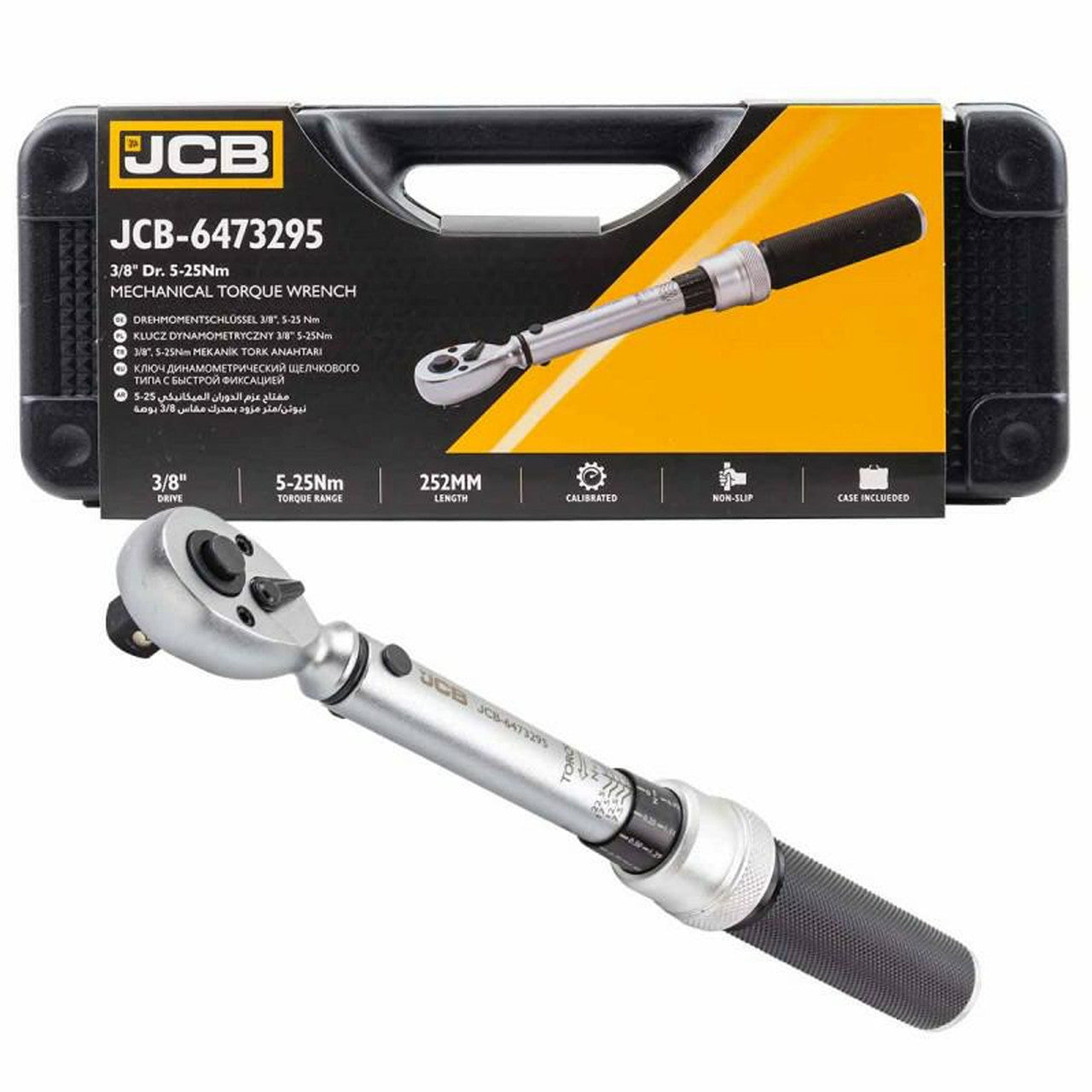 JCB 3/8" Mechanical Torque Wrench (5–25 Nm) | JCB-6473295