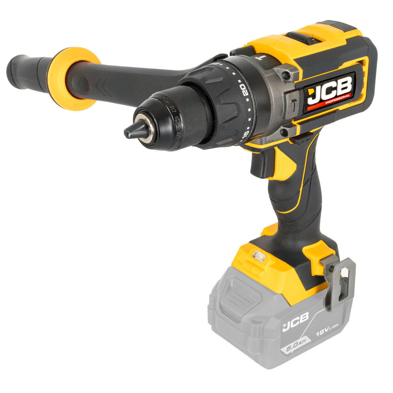 Class-leading 160 Nm torque — Delivers heavy-duty power for tough drilling and screw-driving tasks in wood, metal and masonry