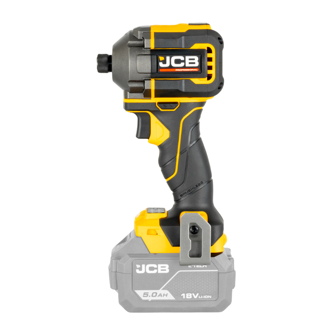 JCB Pro 18V Compact Impact Driver 230Nm, 4 Settings, Quick Release ¼” Chuck (Bare Tool) | JCB-18PID-230