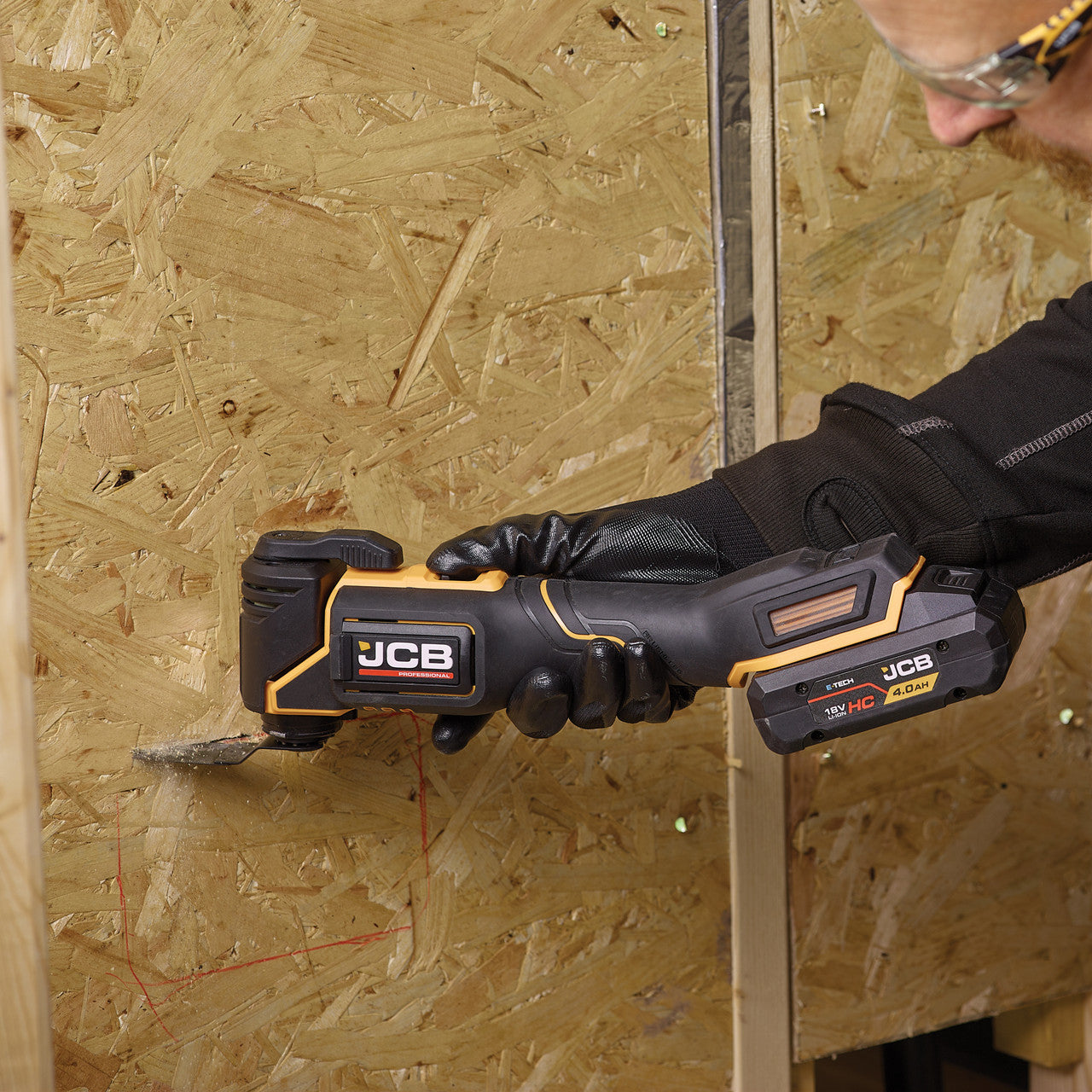 JCB Pro 18V Multi Tool, Brushless, 9-Speed Control, Tool-Free Change  (Bare Tool) | JCB-18PMT-32