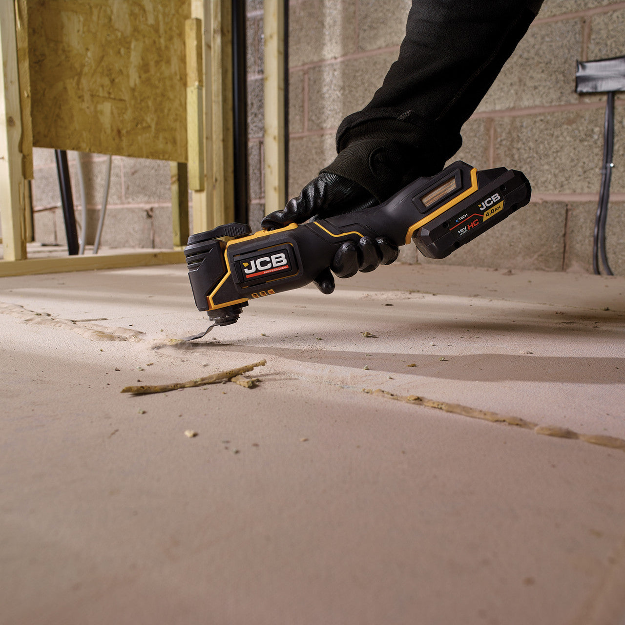 JCB Pro 18V Multi Tool, Brushless, 9-Speed Control, Tool-Free Change  (Bare Tool) | JCB-18PMT-32