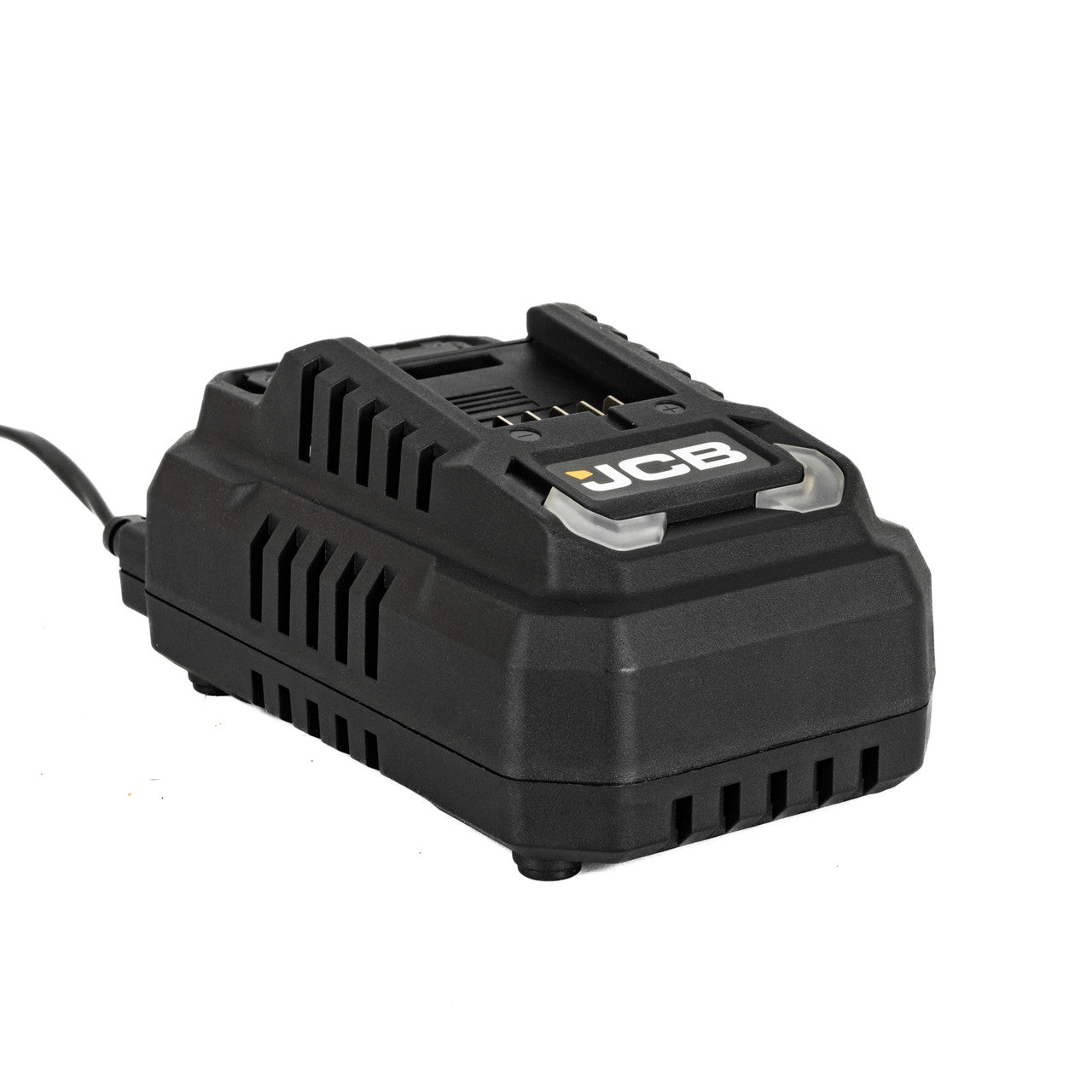 Charge-up your JCB 18V Lithium-ion batteries with our next-generation 18V 4.5A Fast Charger. Built to deliver swift and efficient charging, this charger is an indispensable companion for professionals.