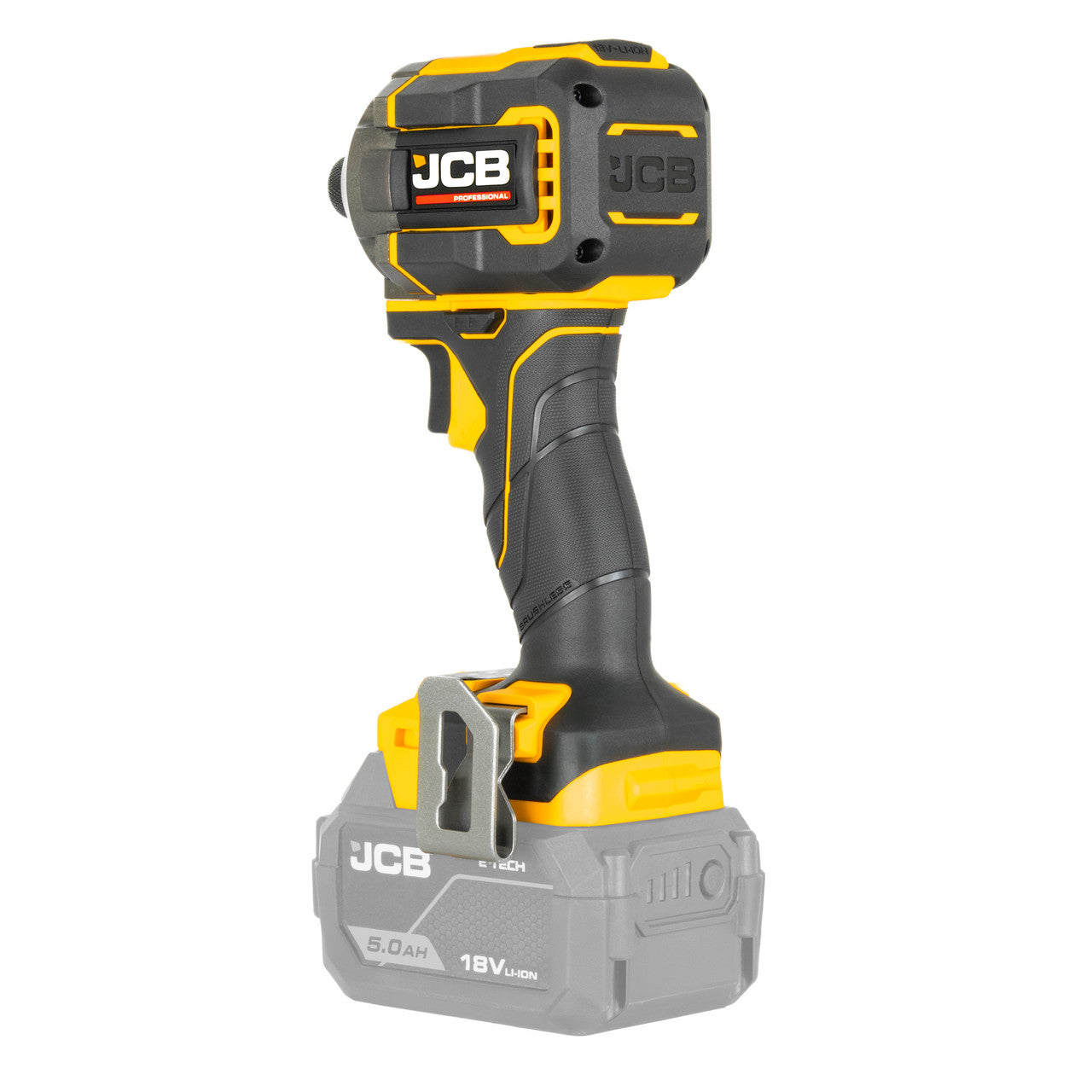 JCB 18v Pro Kit including 75Nm Combi Drill, 230Nm Impact Driver, 2x 2Ah Li-ion Batteries and 4.5A Fast Charger, with Carry Case | JCB-18PKIT-1
