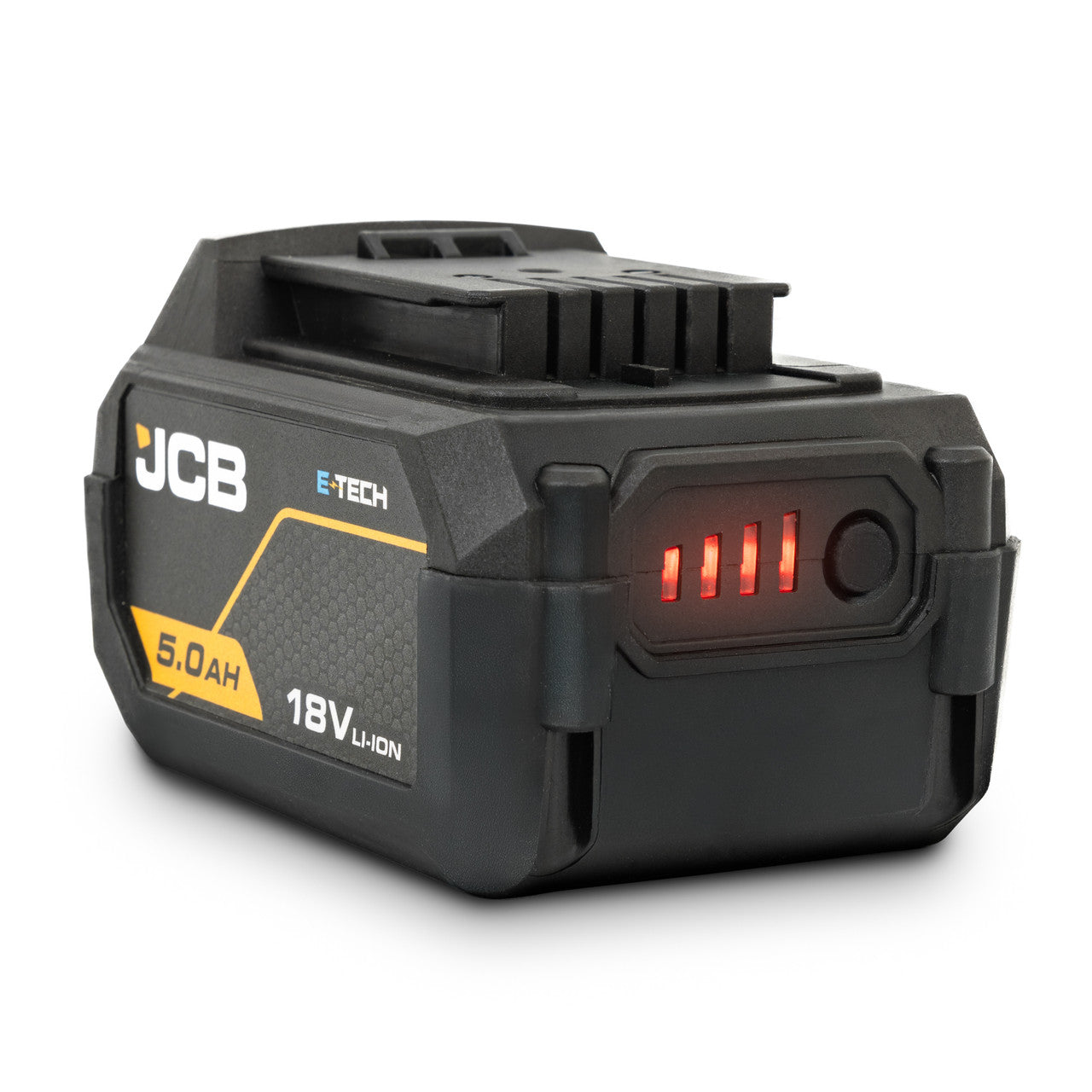 JCB Pro 18V Combi Drill 160Nm, Brushless, Anti-Kickback & Variable Speed, 25+3 Torque, 2x 5.0Ah Lithium-ion Batteries & 4.5A Charger | JCB-18PCD-160-5