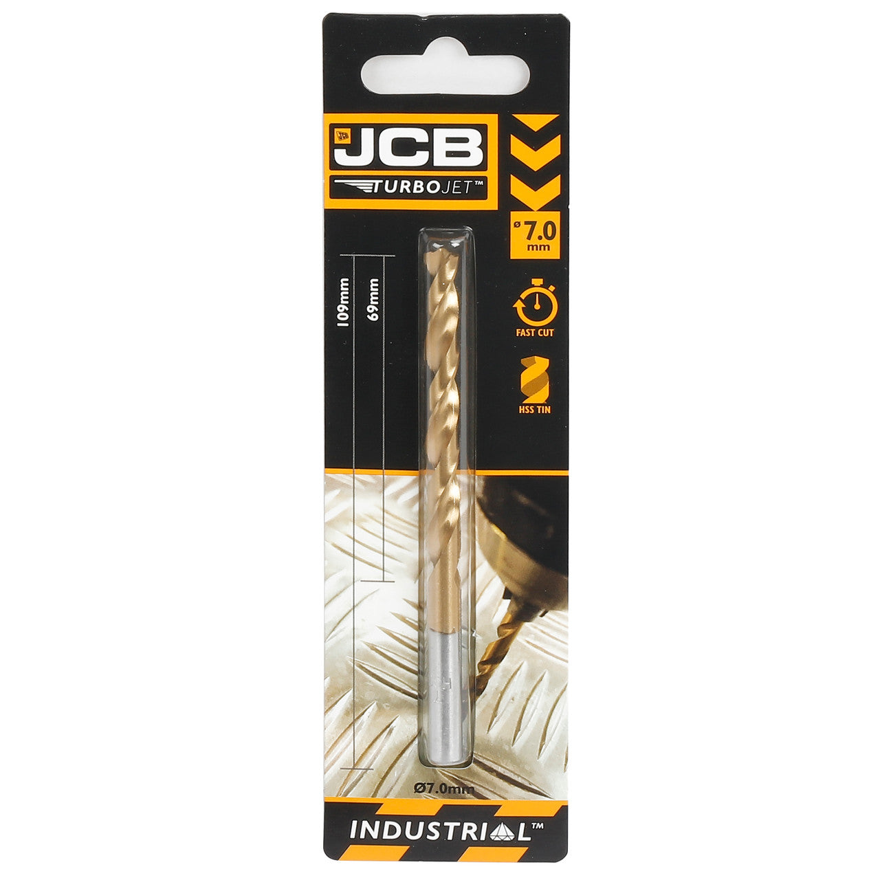 JCB TurboJet 7 Point HSS Drill Bit 7 x 109 mm | 5055803318765