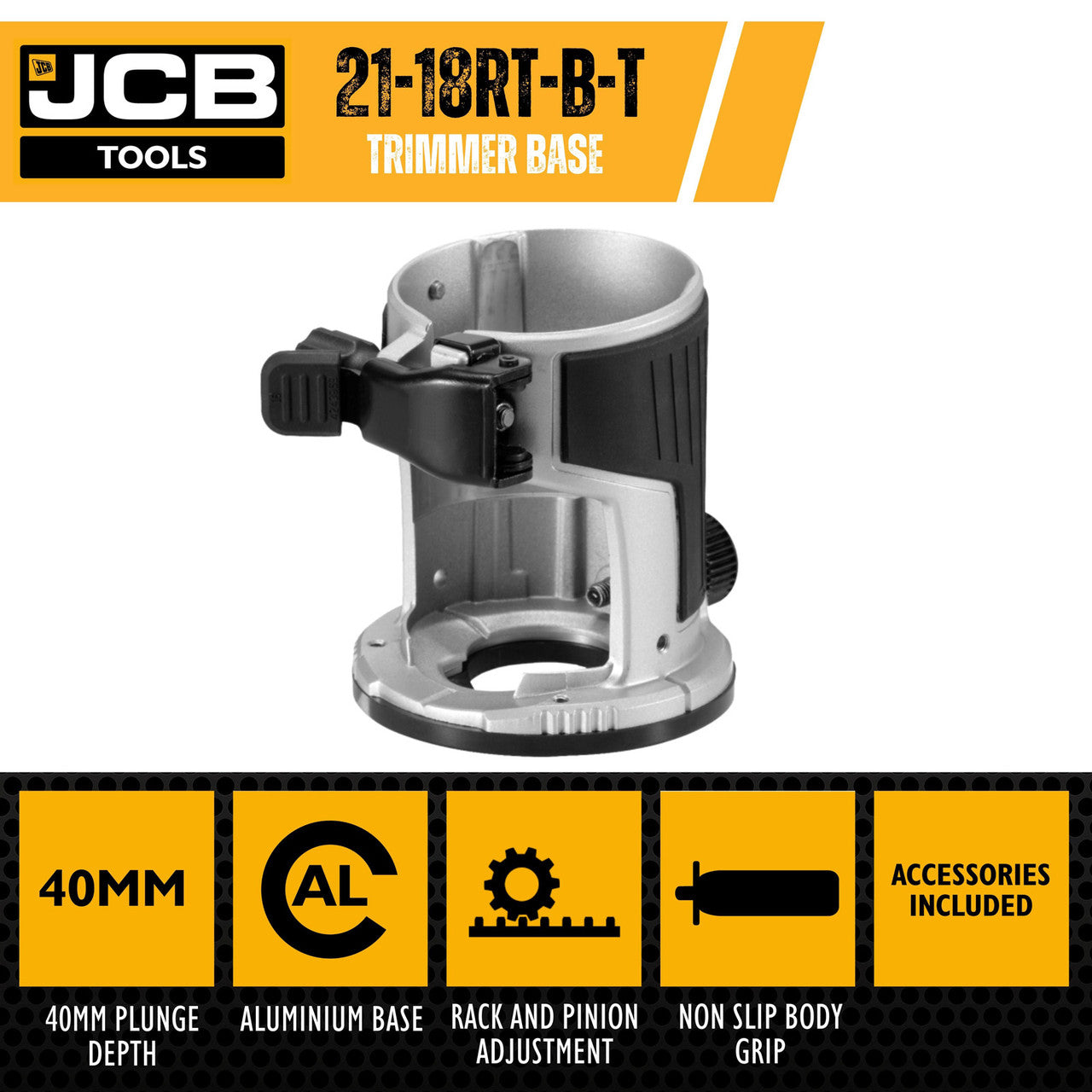 Trimmer Base For JCB 18V Cordless Router | 21-18RT-B-T