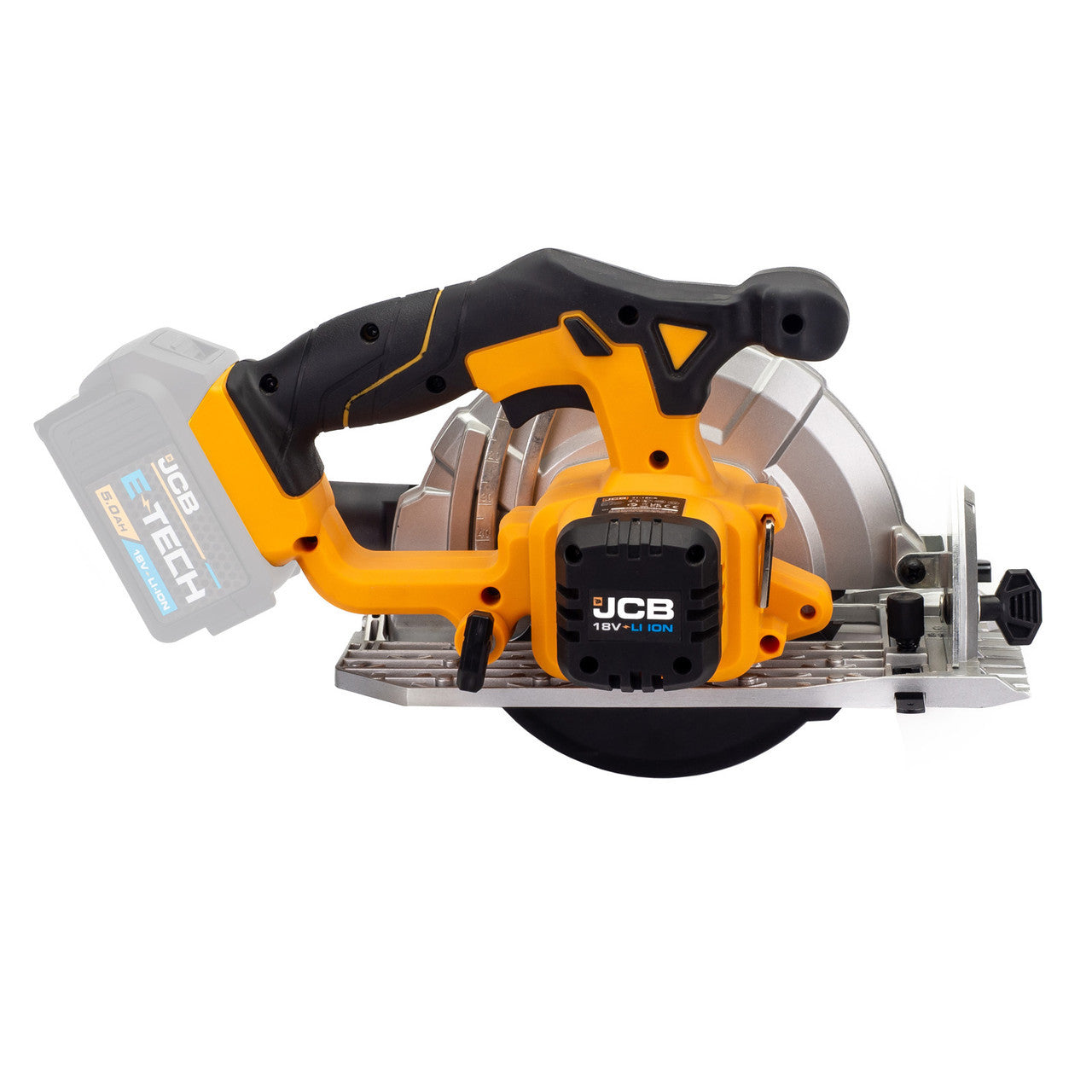 JCB 18V Cordless Circular Saw 165mm 6.5" Li-Ion Battery 2-5.0Ah | 21-18CS-B - Bare Unit