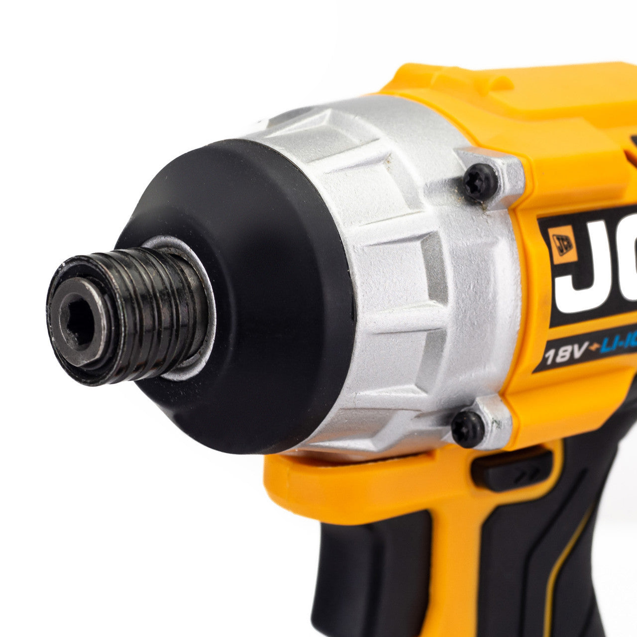 JCB 18V Brushless Impact Driver,180Nm, 2.0Ah-5.0Ah Li-Ion Batteries, 1/4" Hex Quick Release Chuck | 21-18BLID-B - Bare Unit