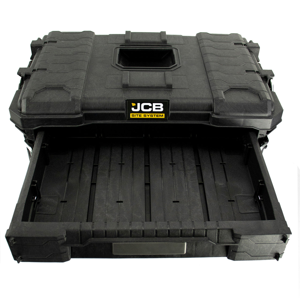 JCB Site System 5-Piece Tool Storage Set, Heavy-Duty Modular Toolboxes | JCB-SITESYS-ST-2