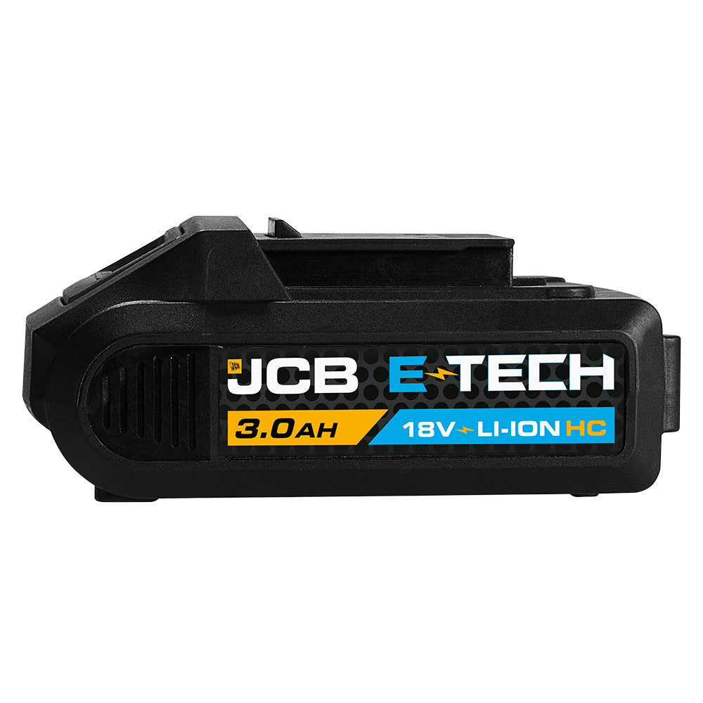 JCB 18V E-TECH Li-ion Battery 3.0AH | 21-30LI-C - Side on